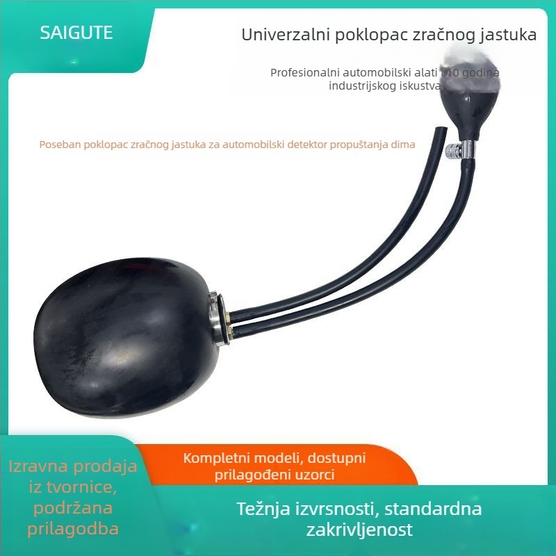 Kožna futrola za detektor curenja dima za auto popravke, univerzalni gumeni airbag za detektore dima