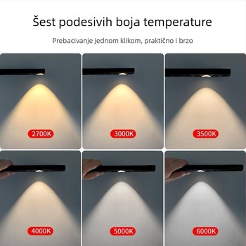 Prijenosni mjerni uređaj boje temperature s LED svjetlom, CRI ≥95, napon ≤36V, gumbasti prekidač, plastično kućište