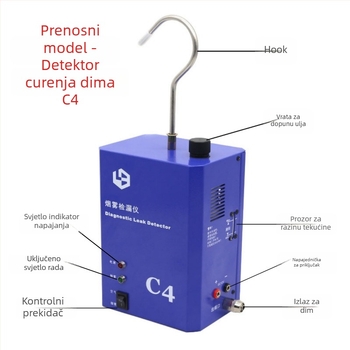 Anjianda Detektor kvarova automobila C4 — Detektor dima za sustav usisavanja i izduha te uljni krug