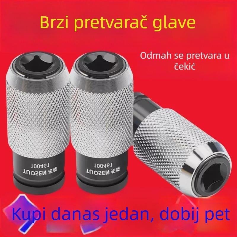 Konverzijska glava za električni čekić-bušilicu — visoka snaga, lagana, kompaktna; pogodna za cementne zidove i beton; za bušenje čekićem i perkusijsko bušenje; Marka: Other; Bezkontaktno: Ne; Tip infracrvenog termometra