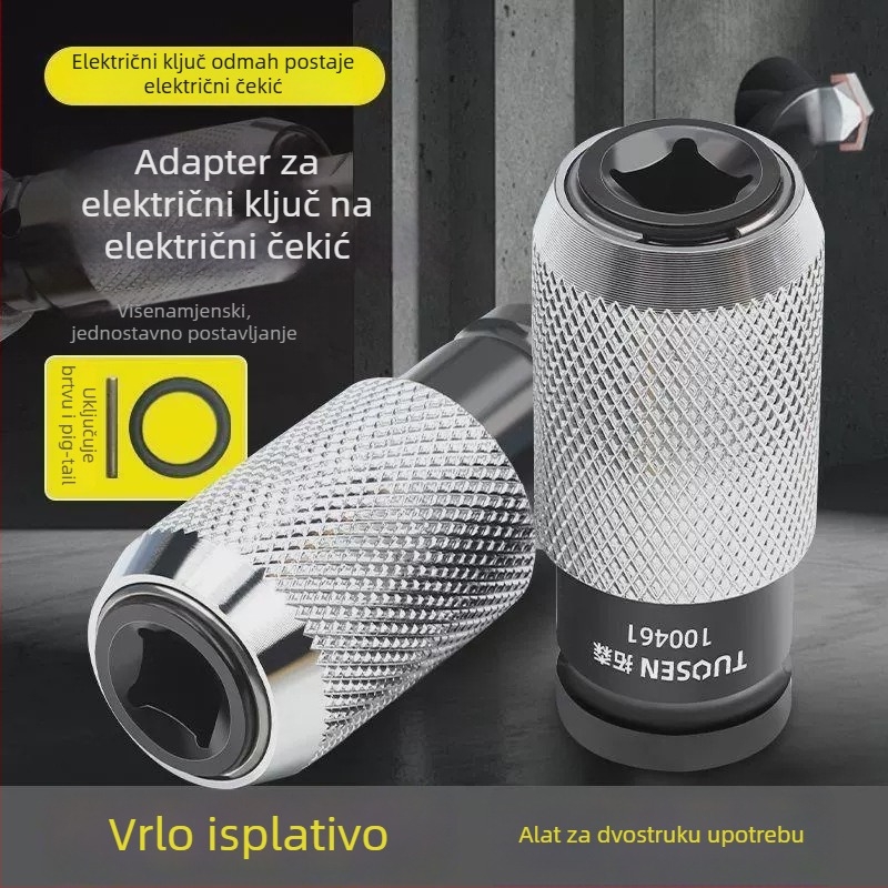 Konverzijska glava za električni čekić-bušilicu — visoka snaga, lagana, kompaktna; pogodna za cementne zidove i beton; za bušenje čekićem i perkusijsko bušenje; Marka: Other; Bezkontaktno: Ne; Tip infracrvenog termometra
