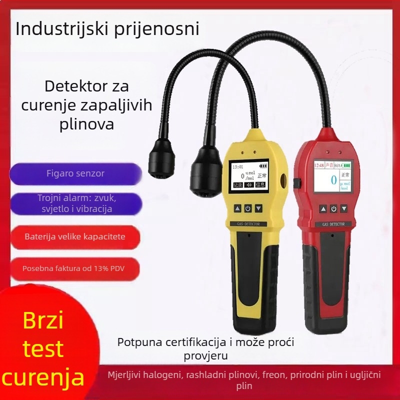 Prijenosni detektor curenja zapaljivih plinova - BH-K-100(EX); alarm za freon, tekući plin i prirodni plin
