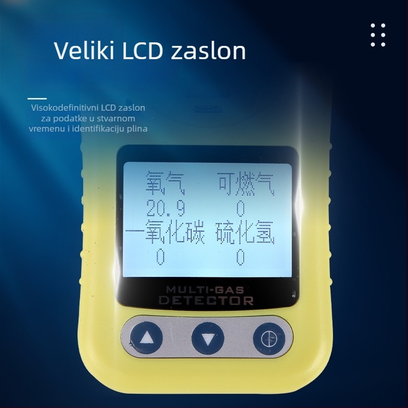 Xun lei Prijenosni industrijski detektor plina za ugljični monoksid, džepnog formata