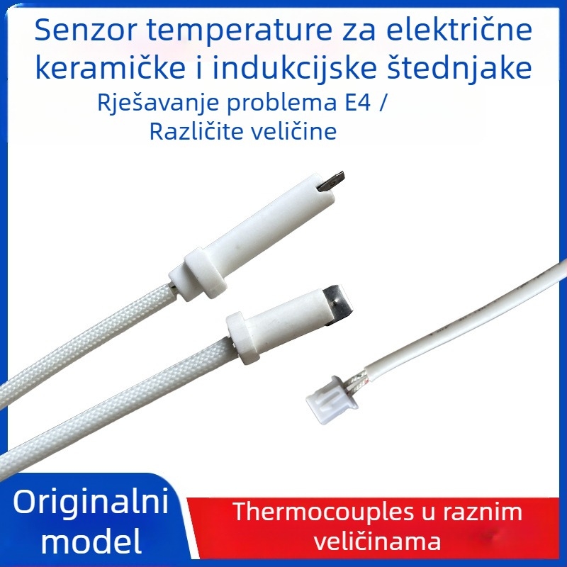 Set senzora za električnu keramičku peć: termopar žica, temperaturna sonda, termistor, temperaturni regulator