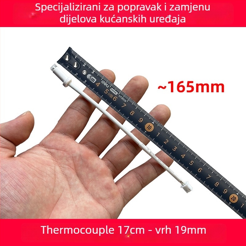 Set senzora za električnu keramičku peć: termopar žica, temperaturna sonda, termistor, temperaturni regulator