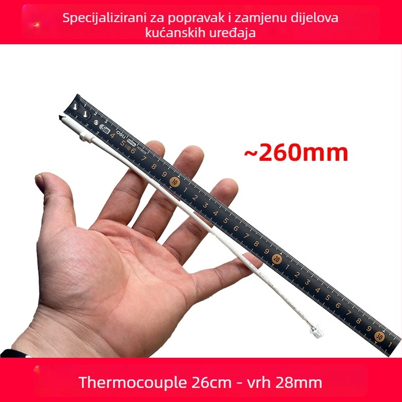 Set senzora za električnu keramičku peć: termopar žica, temperaturna sonda, termistor, temperaturni regulator