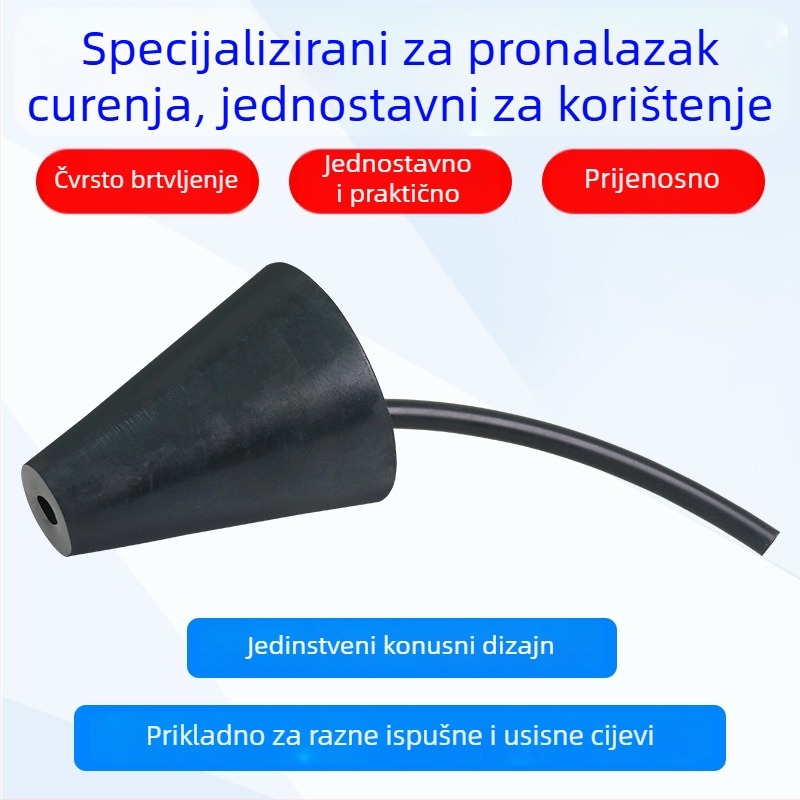 Automobilski detektor curenja dima — adapter za zračni jastuk, konusni zatvarač za dim, ljepilo (Brand: Zhong Che Lai)