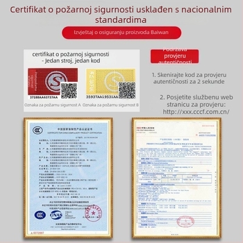 Prenosni detektor plinskog alarma, model Gas alarm, marka Jingshengcheng, pogodan za zapaljive plinove, 3C certifikat 2025081801002772