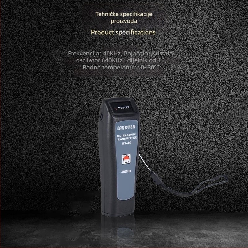 Lantai UT-40 Ručni ultrazvučni detektor curenja i odašiljač, 40 kHz generator vala, visoka preciznost