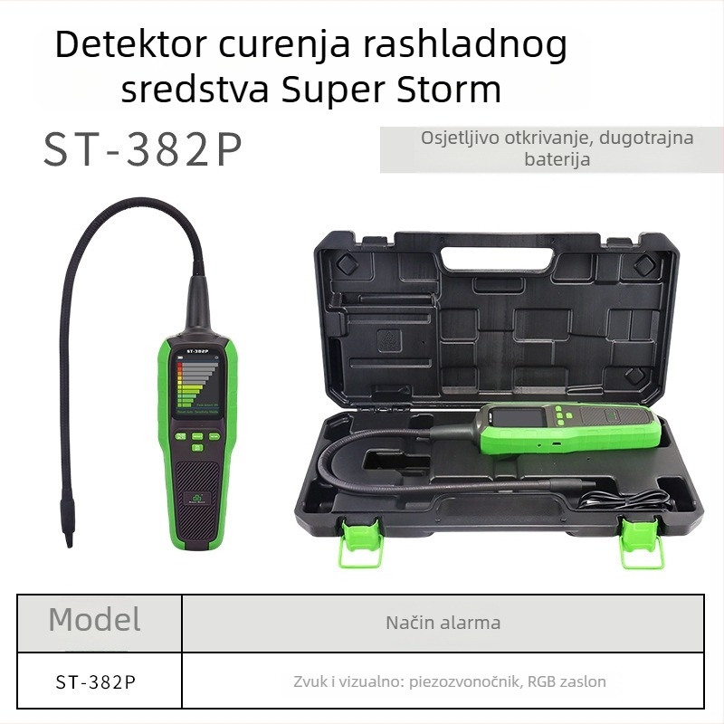 Holy Tyrant ST-382P Prenosni detektor curenja rashladnog sredstva za rashladne uređaje i kućanske aparate