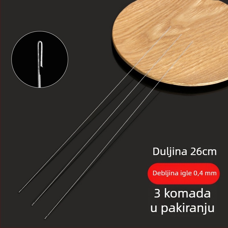 Alat za nanošenje perli, posebna igla za provlačenje perli, DIY narukvica kukicom, moderan stil