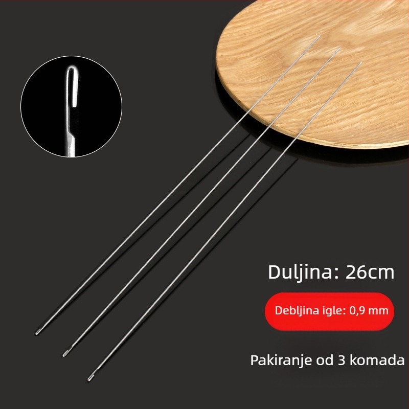 Alat za nanošenje perli, posebna igla za provlačenje perli, DIY narukvica kukicom, moderan stil