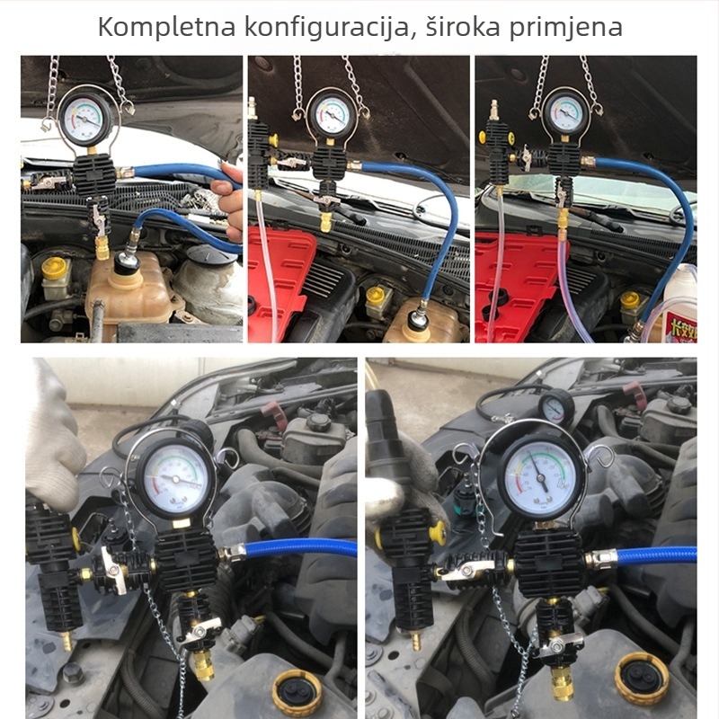 Musen tang Nylon alat za tlak test i otkrivanje curenja u sustavu hlađenja automobila