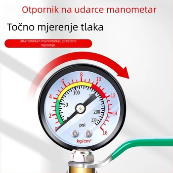 Manometar tlaka za podno grijanje – vakuum tip, model Air pressure gauge, temperatura okoline 55°C, tip priključka: Drugo, marka Saint platinum lion