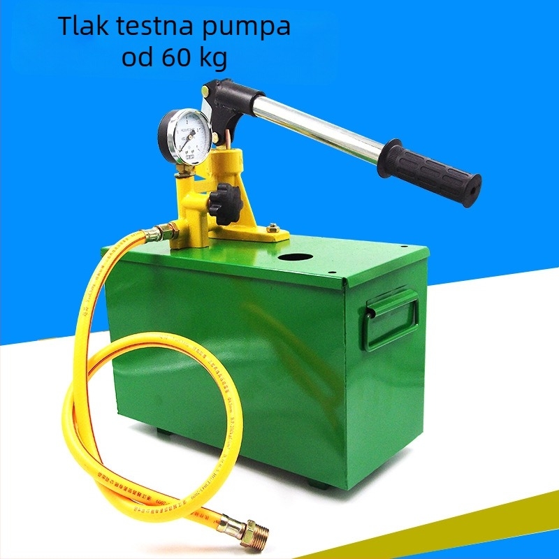 Ručna pumpa za ispitivanje tlaka — tijelo od željeza, Wanjin, jednostupanjsku impeler, vodoravna osovina, ispitivanje tlaka