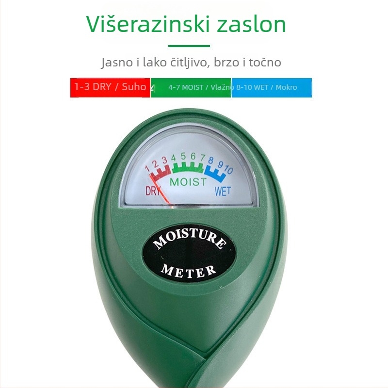 Senzor vlažnosti tla za lonce, kućna upotreba, mjerač s jednom sondom, precizna analiza vlažnosti tla.
