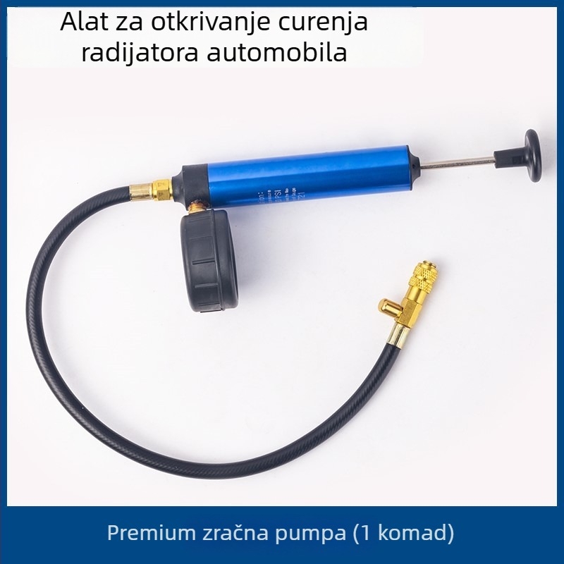 Set za testiranje tlaka i otkrivanje curenja rashladnog sustava automobila, 34 dijela, vakuumski manometar, model jkfj578jk3412