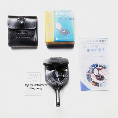 Harbin DQL-8 prijenosni geološki precizni kompas-inklinometar, ručni, mjerenje vertikalnog kuta