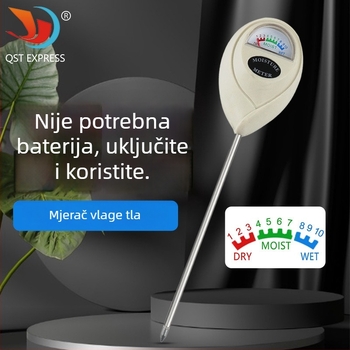 Mjerac vlage tla 1-u-1 | otkrivanje vlage tla | točnost 0.1 | težina 0.45 kg | branda QST EXPRESS
