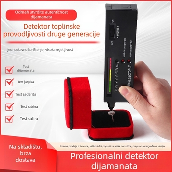 Bušilno pero tester tvrdoće za jade i dragulje; alat za identifikaciju dijamanata (bez baterije)