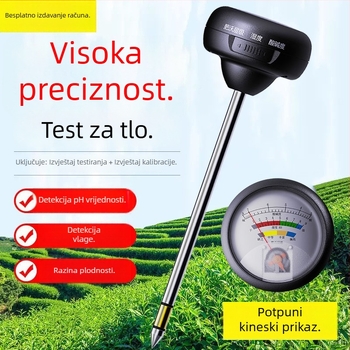 Visoko precizan senzor tla s mjerenjem pH, vlage i EC