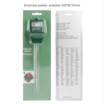 Senzor vlage tla s jednim iglom, četvrtasta glava