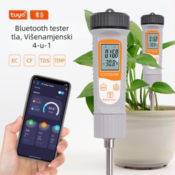Novi Bluetooth tester tla 4-u-1 EC/CF/TDS/TEMP