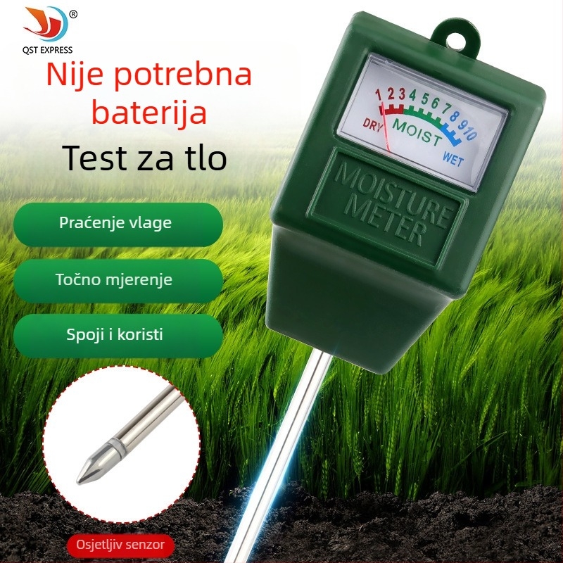 Sonda za vlagu tla s jednom iglom, četvrtasta glava – QST EXPRESS, model 20200403091017, 75 g, za mjerenje vlage tla