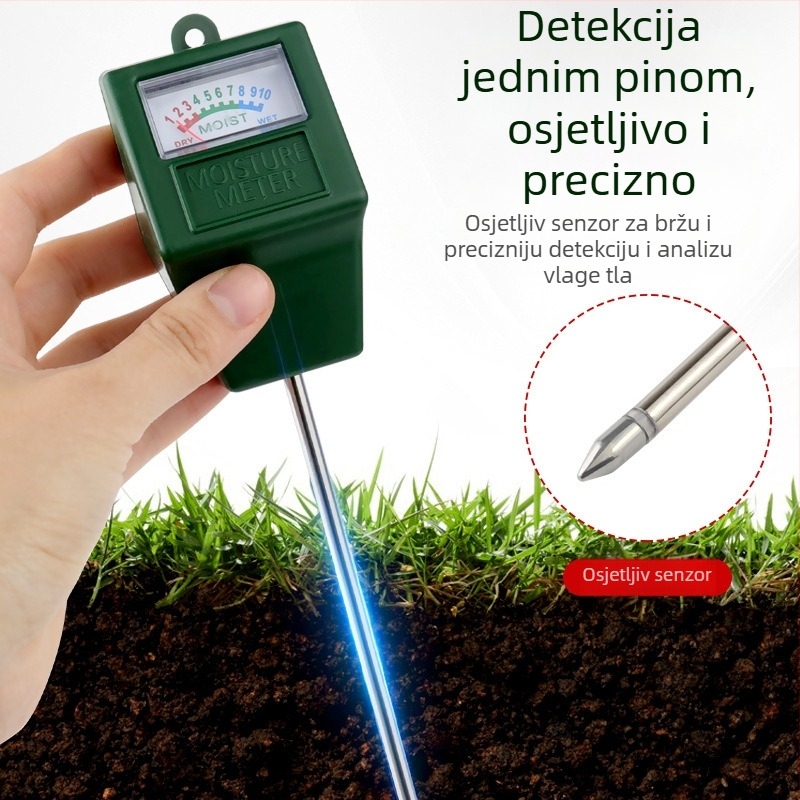 Sonda za vlagu tla s jednom iglom, četvrtasta glava – QST EXPRESS, model 20200403091017, 75 g, za mjerenje vlage tla