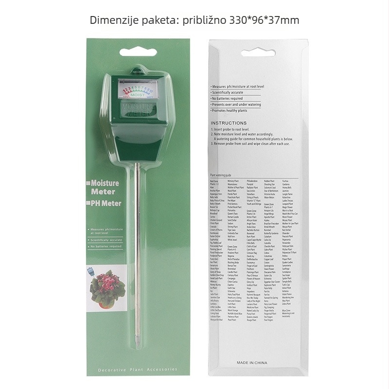 Sonda za vlagu tla s jednom iglom, četvrtasta glava – QST EXPRESS, model 20200403091017, 75 g, za mjerenje vlage tla