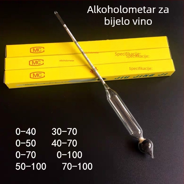 Test sadržaja alkohola za kućnu proizvodnju piva, visoka preciznost