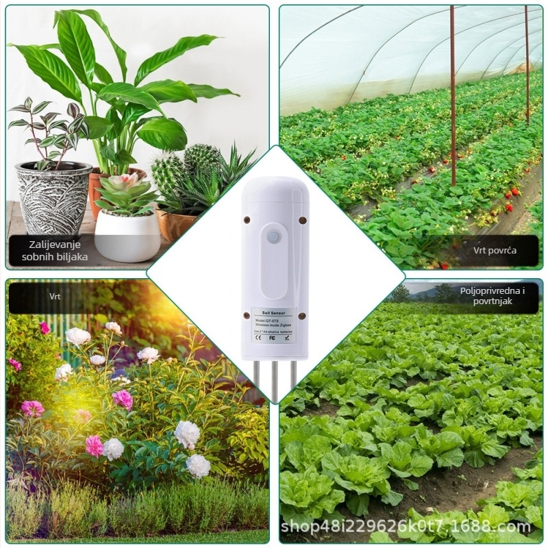 ZigBee senzor temperature i vlage tla, sonda detektor, model THE01840, točnost ±0.1°C