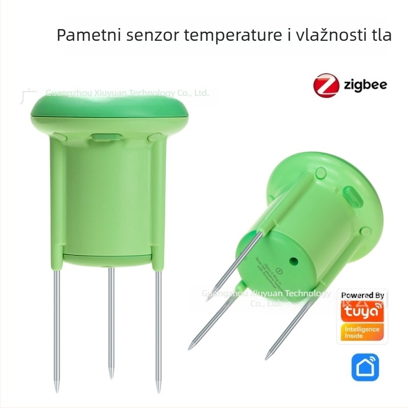 ZigBee senzor tla za temperaturu i vlagu tla, upravljanje putem mobilne aplikacije za biljke u loncima