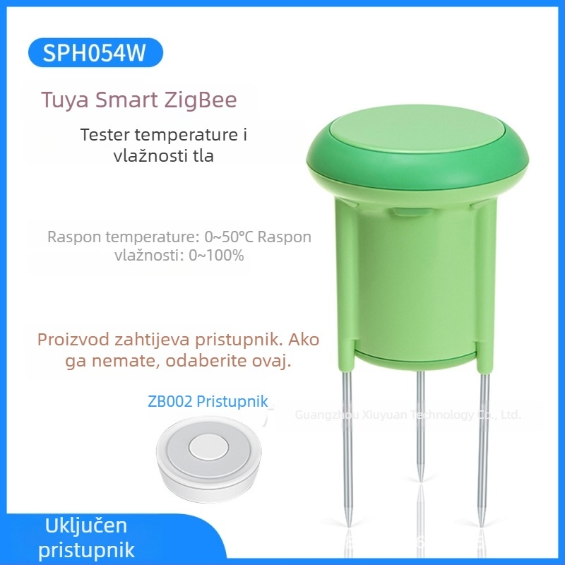 ZigBee senzor tla za temperaturu i vlagu tla, upravljanje putem mobilne aplikacije za biljke u loncima