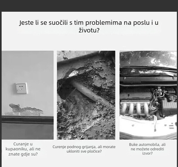 Detektor curenja vodovoda uz pojačanje zvuka i visokom preciznošću