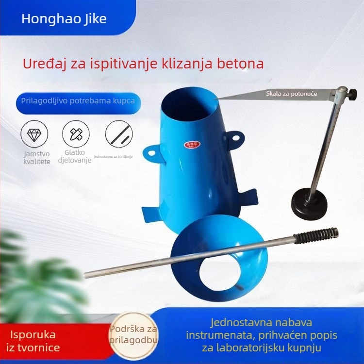Beton Slump tester – instrument za mjerenje slump, industrijska upotreba, prilagodljiv