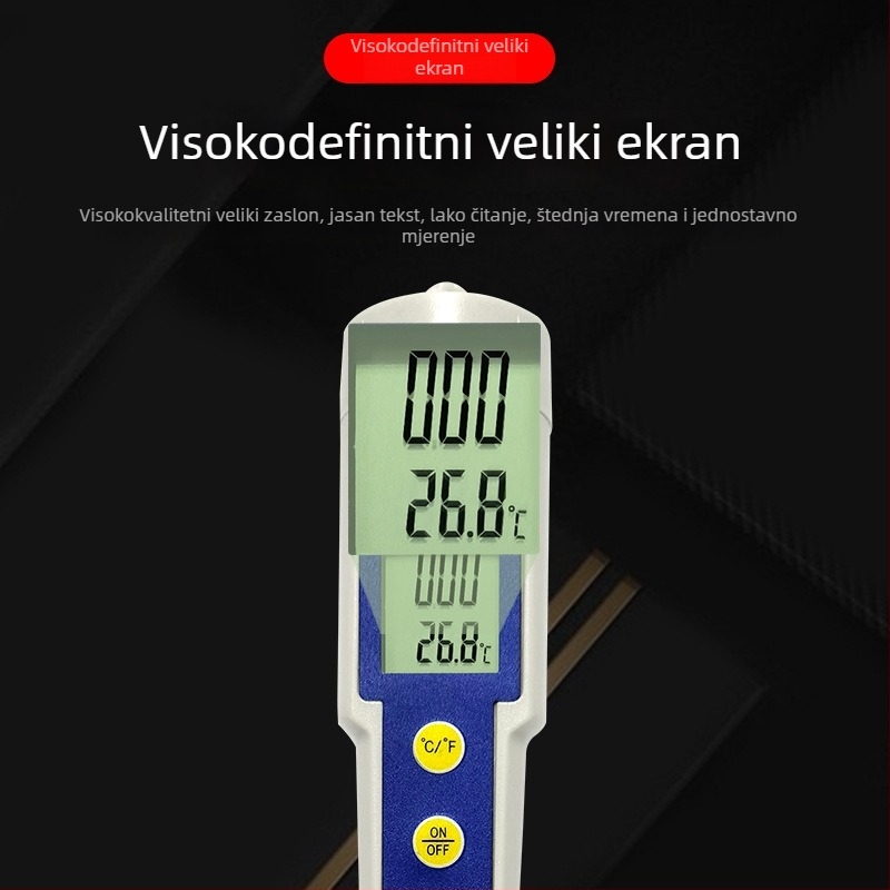 EC-315 EC tester za tlo, digitalni zaslon, mjerenje slanosti tla, procjena plodnosti tla