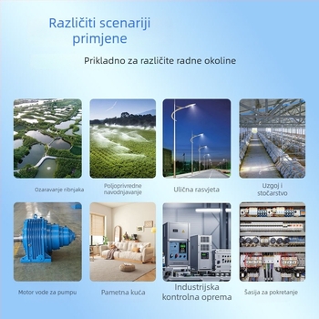Industrijski motor daljinski upravljački prekidač naprijed-natrag, četiri kanala, 220–380V, trofazno