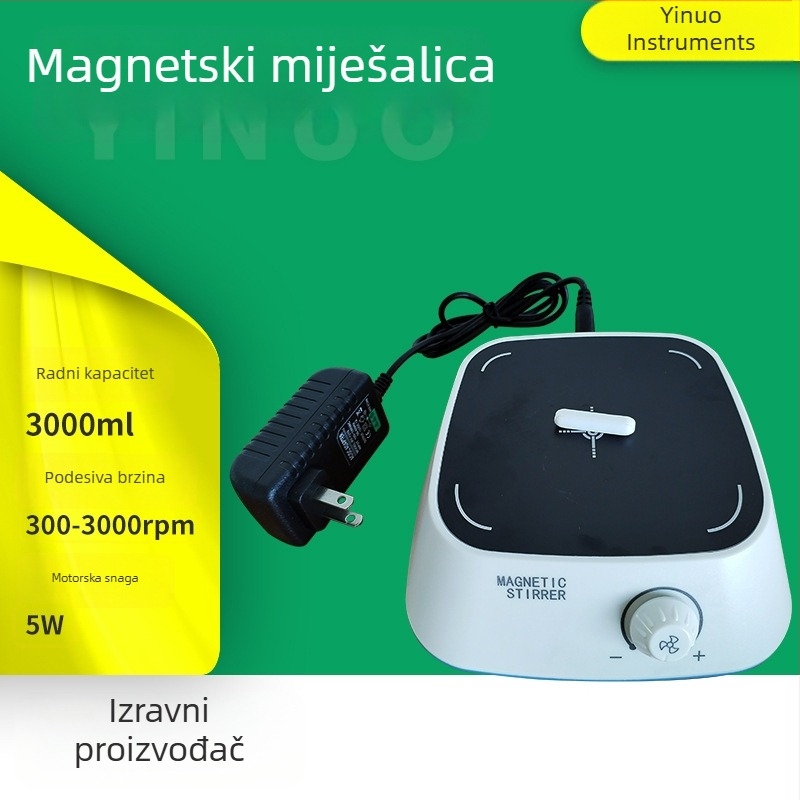 XLD-C1 laboratorijski magnetski stirrer, kompaktnog dizajna s integriranim digitalnim zaslonom, konstantna temperatura, niski šum, regulacija brzine