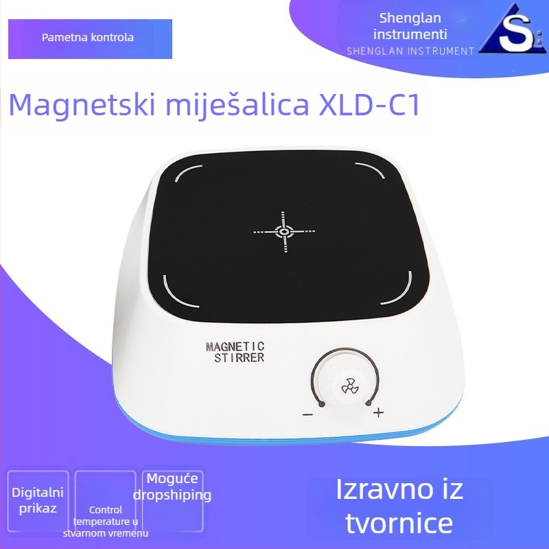 Laboratorijski električni magnetski miješalnik s digitalnim zaslonom, višenamjenski uređaj za konstantnu temperaturu miješanja