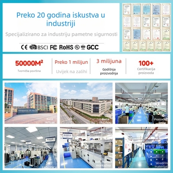 Detektor plina s otkrivanjem ugljičnog monoksida i prikazom koncentracije zraka, alarm s dugim pripravom za sprječavanje curenja plina