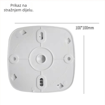 Kućni detektor ugljičnog monoksida, bežični CO detektor, model D-616, 180° detekcija, glasovno i svjetlosno upozorenje, zidna montaža