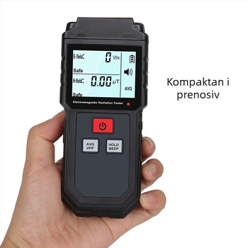Agoal EMF tester 825 – detektor curenja mikrovalova i kućni monitor elektromagnetskog zračenja, napajanje 6.3–50 V
