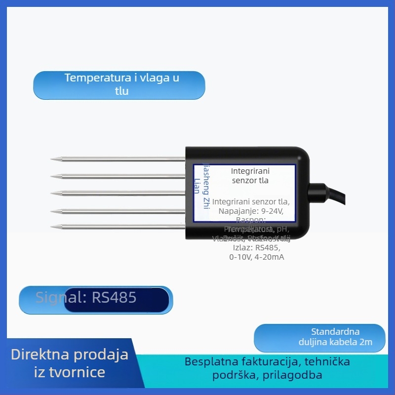 Senzor temperature i vlage tla s detekcijom teških metala, model JS-SENSOR-SOIL