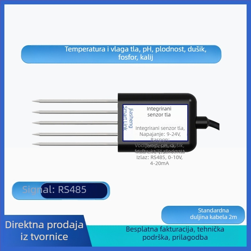 Senzor temperature i vlage tla s detekcijom teških metala, model JS-SENSOR-SOIL