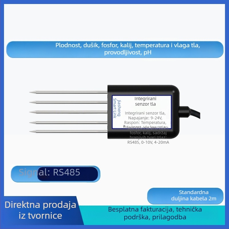 Senzor temperature i vlage tla s detekcijom teških metala, model JS-SENSOR-SOIL