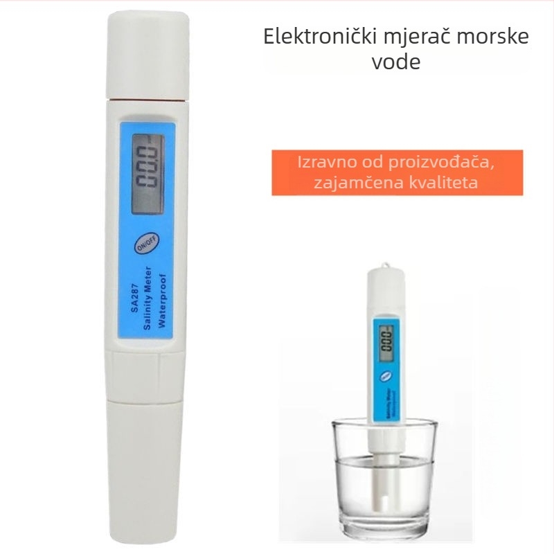 Fotoelektrični refraktometar za slanost za akvakulturu — Model 1, Raspon mjerenja 1, Prilagodljiva obrada