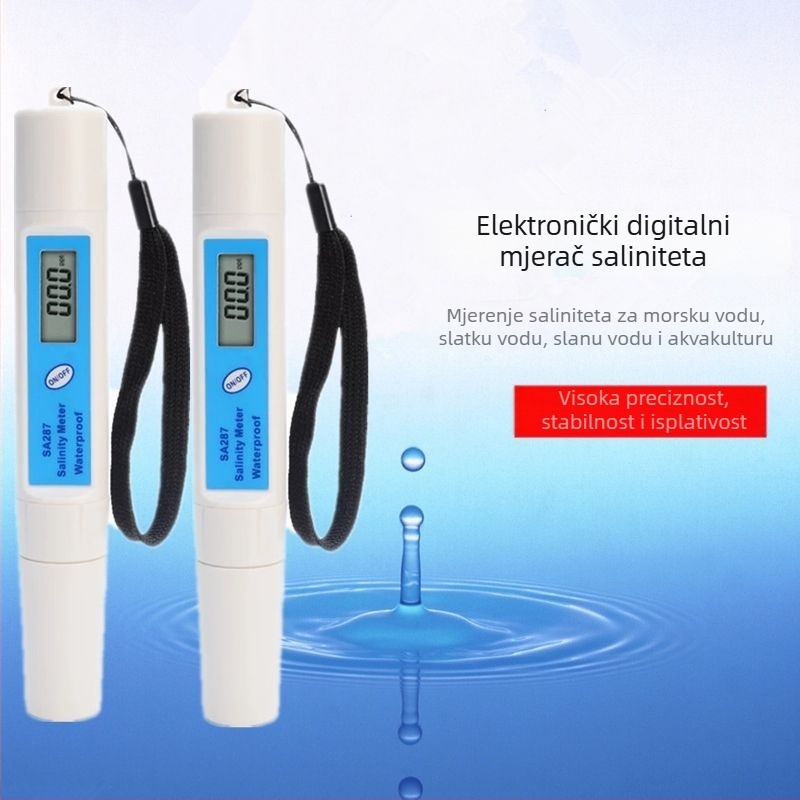 Fotoelektrični refraktometar za slanost za akvakulturu — Model 1, Raspon mjerenja 1, Prilagodljiva obrada