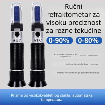 Prijenosni refraktometar za mjerenje koncentracije rezne tekućine — emulzije i rashladne tekućine
