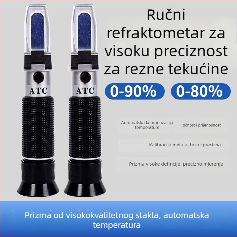 Prijenosni refraktometar za mjerenje koncentracije rezne tekućine — emulzije i rashladne tekućine